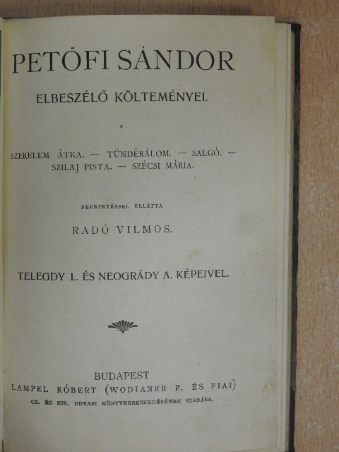 Petőfi Sándor - Petőfi Sándor elbeszélő költeményei (8 db)/Versek [antikvár]
