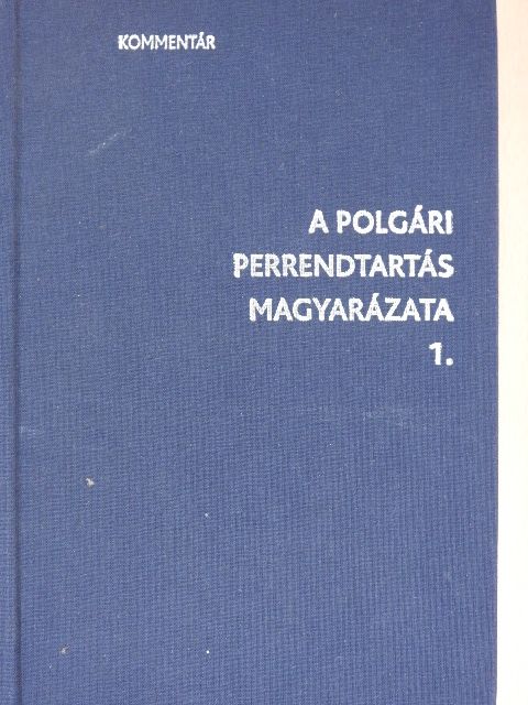 Gáspárdy László - A polgári perrendtartás magyarázata 1. (töredék) [antikvár]