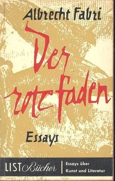 FABRI, ALBRECHT - Der rote faden [antikvár]