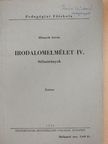 Mlinarik István - Irodalomelmélet IV. [antikvár]