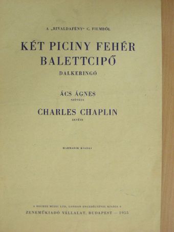 Ács Ágnes - Két piciny fehér balettcipő [antikvár]