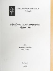 Misinszki Józsefné - Pénzügyi alapismeretek példatár [antikvár]
