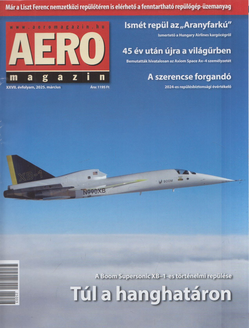 Sajtos Zoltán - Aero magazin 2025. március [antikvár]