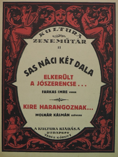 Farkas Imre - Sas Náci két dala [antikvár]