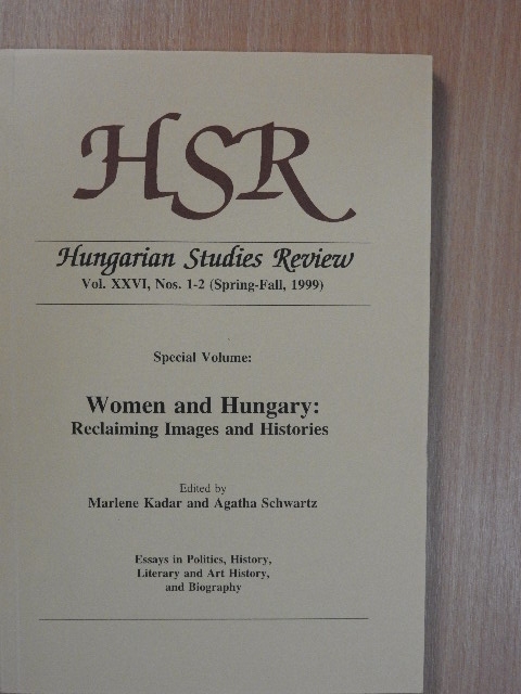 Chris Corrin - Hungarian Studies Review Spring-Fall, 1999 [antikvár]