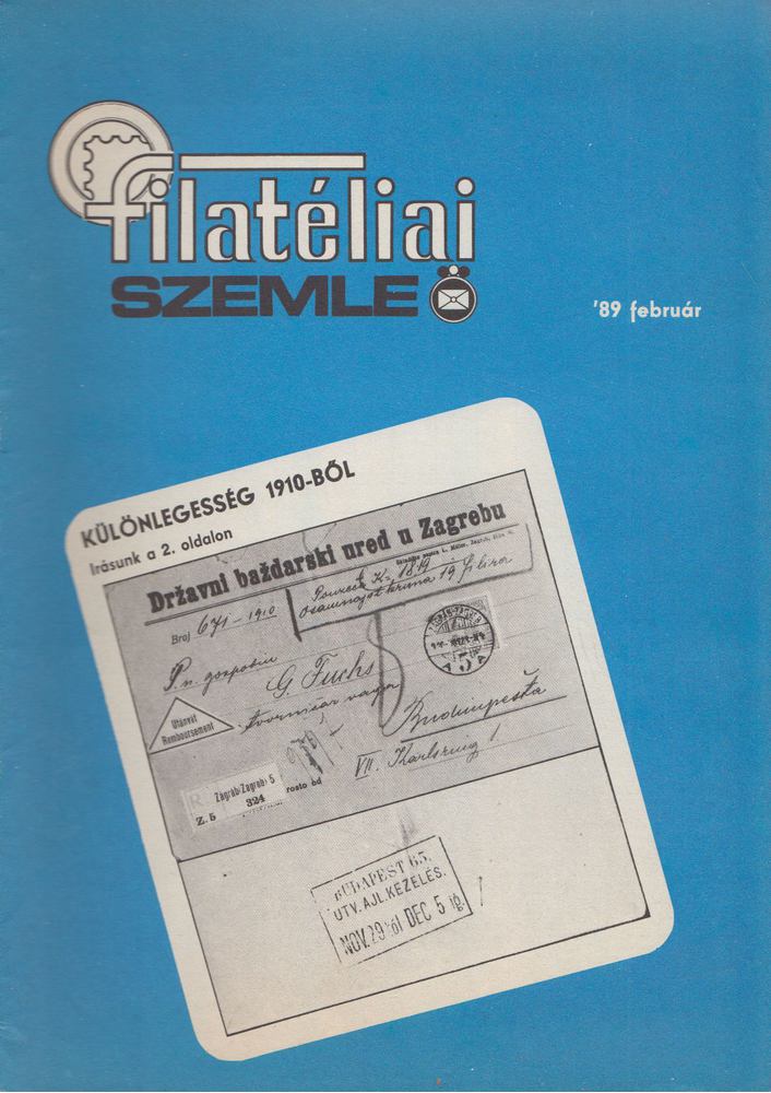SIMON GY. FERENC - Filatéliai szemle 1989. február [antikvár]