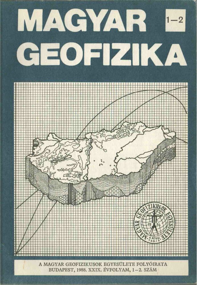 Zelei András - Magyar geofizika XXIX. évf. 1-2. szám [antikvár]