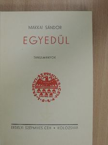 Makkai Sándor - Egyedül [antikvár]
