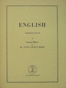 Dr. Bíró Lajos Pál - English I. [antikvár]