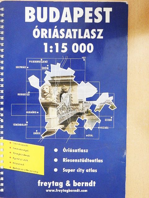 Budapest óriásatlasz [antikvár]