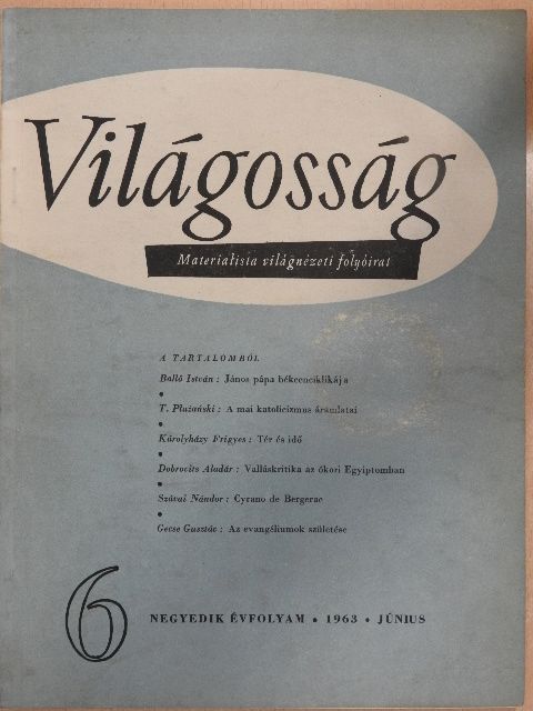 Balló István - Világosság 1963. június [antikvár]