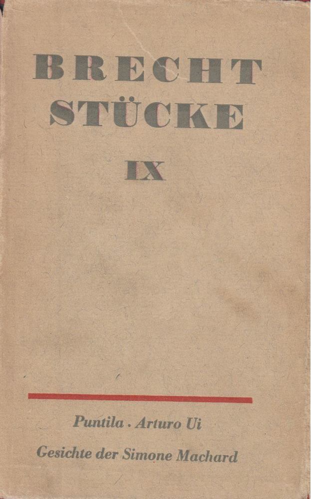 Brecht, Bertolt - Stücke IX. [antikvár]
