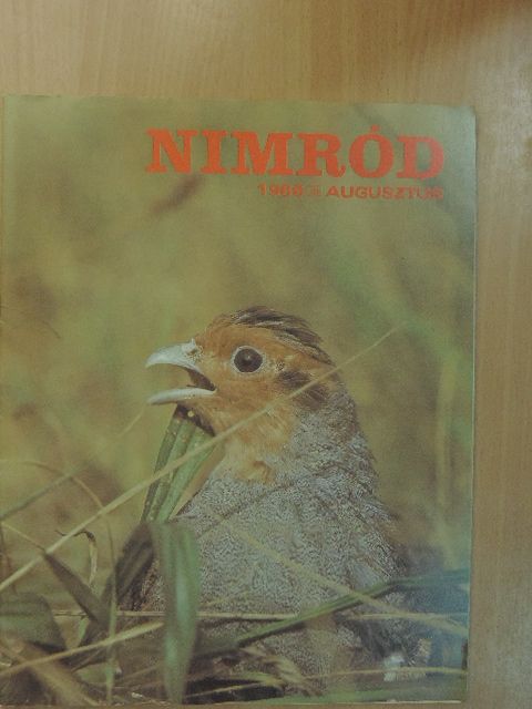 Dr. Bencze Lajos - Nimród 1986. augusztus [antikvár]