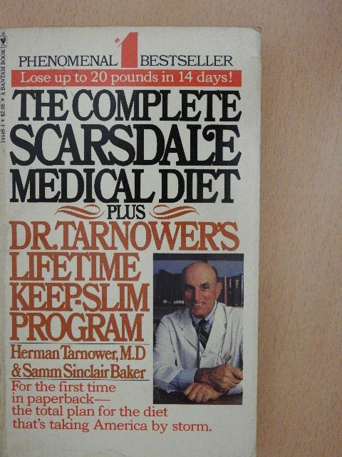Herman Tarnower - The Complete Scarsdale Medical Diet [antikvár]