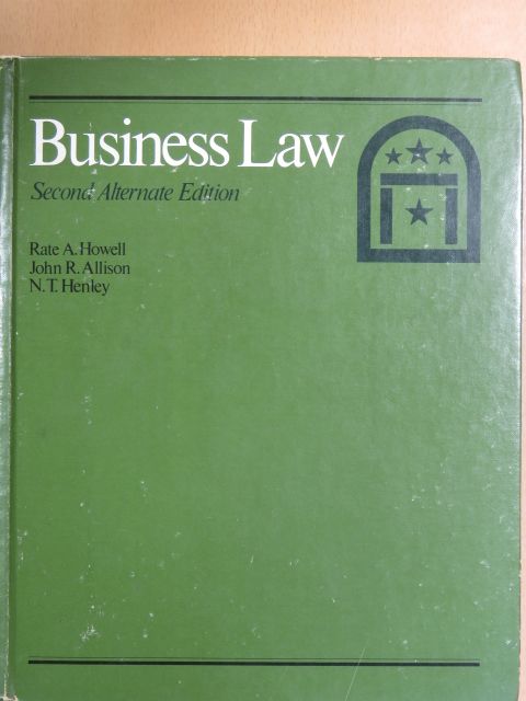 John R. Allison - Business Law [antikvár]