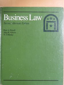 John R. Allison - Business Law [antikvár]