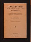 Dr. Gelei József - Tanulmányok a dendrocoelum lacteum oerstd. szövettanáról [antikvár]