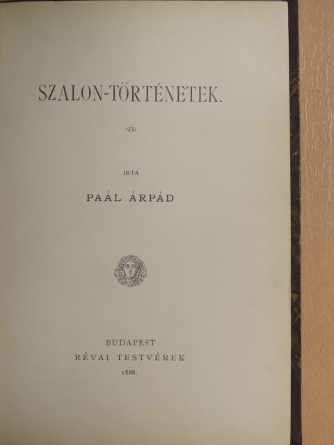 Paál Árpád - Szalon-történetek [antikvár]