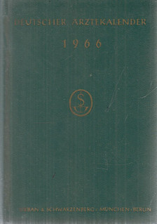 Hoffmann, Kurt - Deutscher Ärztekalender 1966 [antikvár]