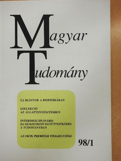 Balogh István - Magyar Tudomány 1998/1. [antikvár]