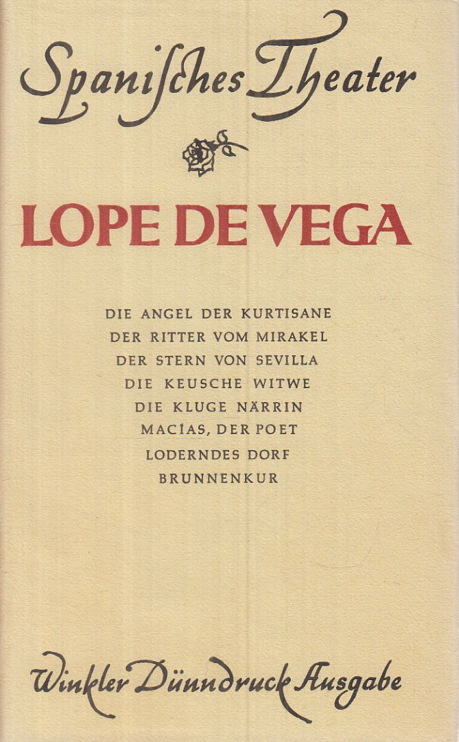 Lope de Vega - Dramen [antikvár]