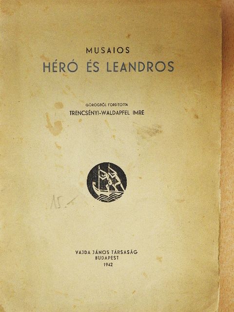 Musaios - Héró és Leandros [antikvár]