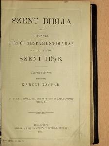 Szent Biblia [antikvár]