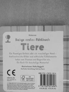 Babys erstes Fühlbuch - Tiere [antikvár]