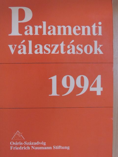 Angelusz Róbert - Parlamenti választások 1994 [antikvár]
