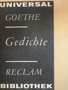 Johann Wolfgang Goethe - Gedichte [antikvár]