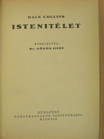 Dale Collins - Istenítélet [antikvár]