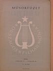 Országos Filharmónia Műsorfüzet 1956/3. [antikvár]