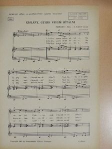 Neményi Béla - Kislány, gyere velem sétálni [antikvár]