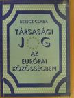 Berecz Csaba - Társasági jog az Európai Közösségben [antikvár]