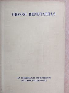 Orvosi rendtartás [antikvár]