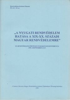 Dr. Parádi József - A nyugati rendvédelem hatása a XIX-XX. századi magyar rendvédelemre [antikvár]