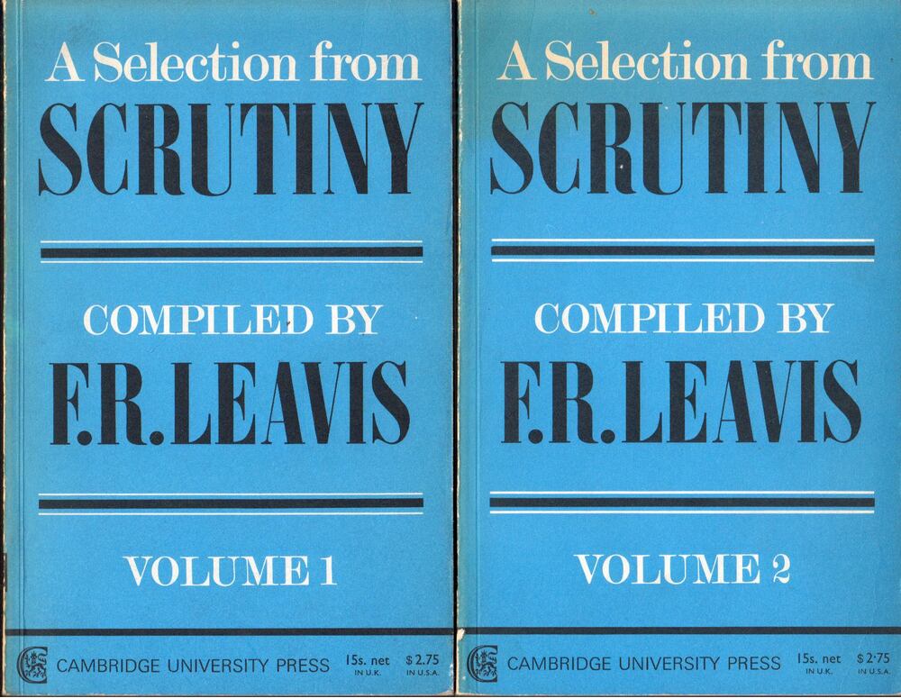 F. R. Leavis - A Selection From Scrutiny Volume 1-2 [antikvár]