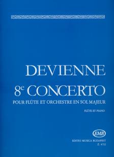 DEVIENNE,FRANCOIS - 8e CONCERTO POUR FLUTE ET PIANO (SZEBENYI JÁNOS-NAGY OLIVÉR)
