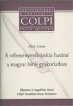 Fleck Zotlán - A véleménynyilvánítás határai a magyar bírói gyakorlatban [antikvár]