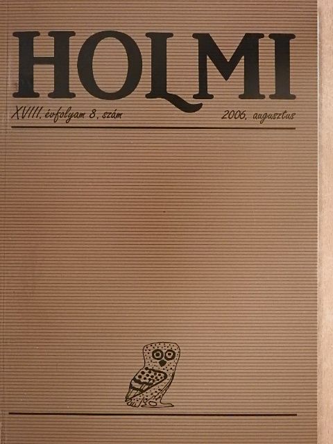 Bán Zsófia - Holmi 2006. augusztus [antikvár]