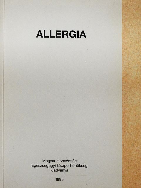 Dr. Kósa Lajos - Allergia [antikvár]