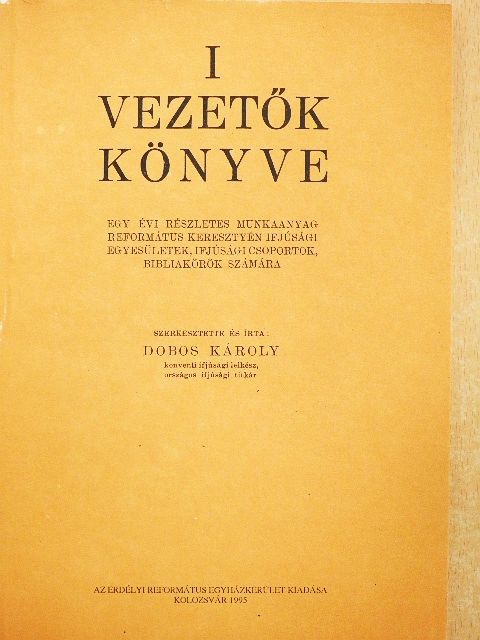 Vezetők könyve I. [antikvár]