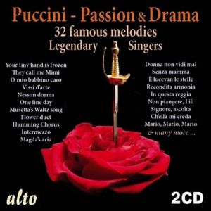 Puccini - PASSION & DRAMA 2CD CALLAS, TEBALDI, DE LOS ANGELES