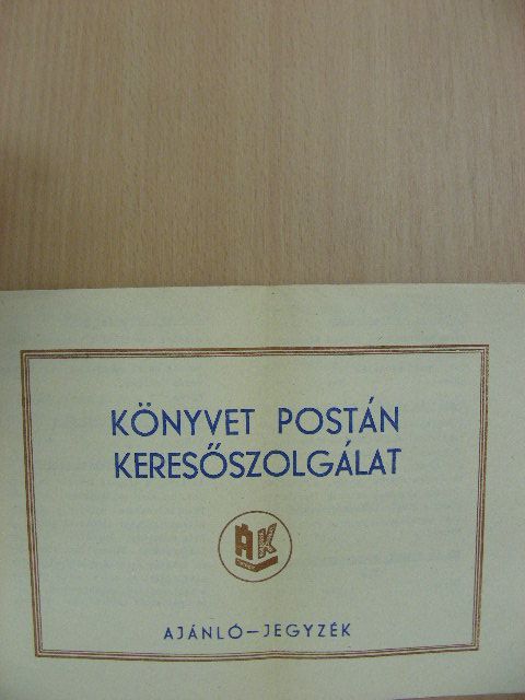 Könyvet postán keresőszolgálat [antikvár]