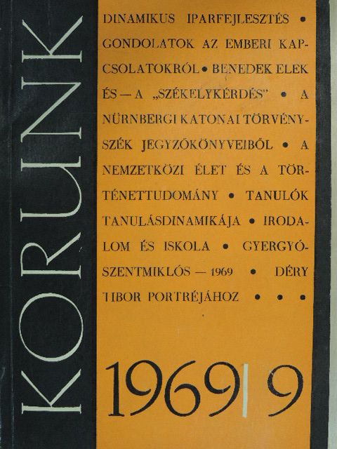 Achim Mihu - Korunk 1969. szeptember [antikvár]