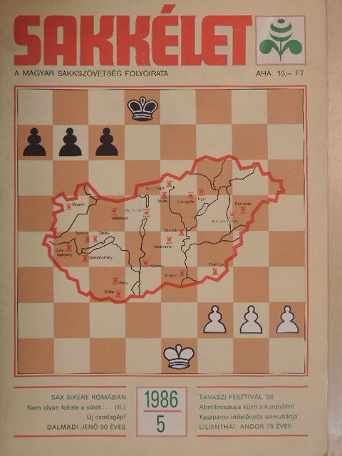 Sakkélet 1986. május [antikvár]
