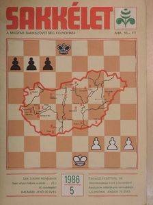 Sakkélet 1986. május [antikvár]