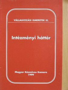 Dr. Hetyey István - Intézményi háttér [antikvár]
