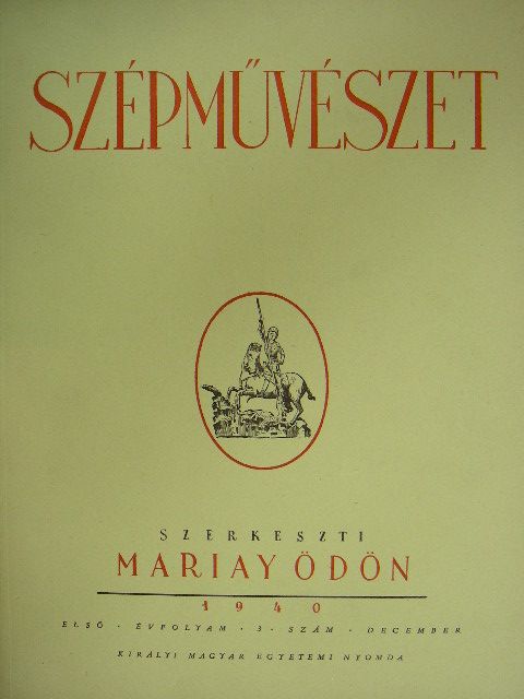 Csánky Dénes - Szépművészet 1940. december [antikvár]