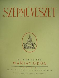 Csánky Dénes - Szépművészet 1940. december [antikvár]